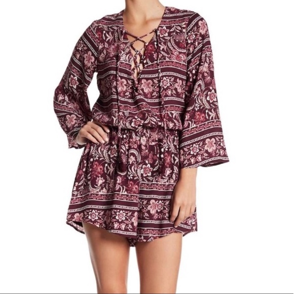 Show me your Mumu Tillie tie romper - Picture 1 of 9